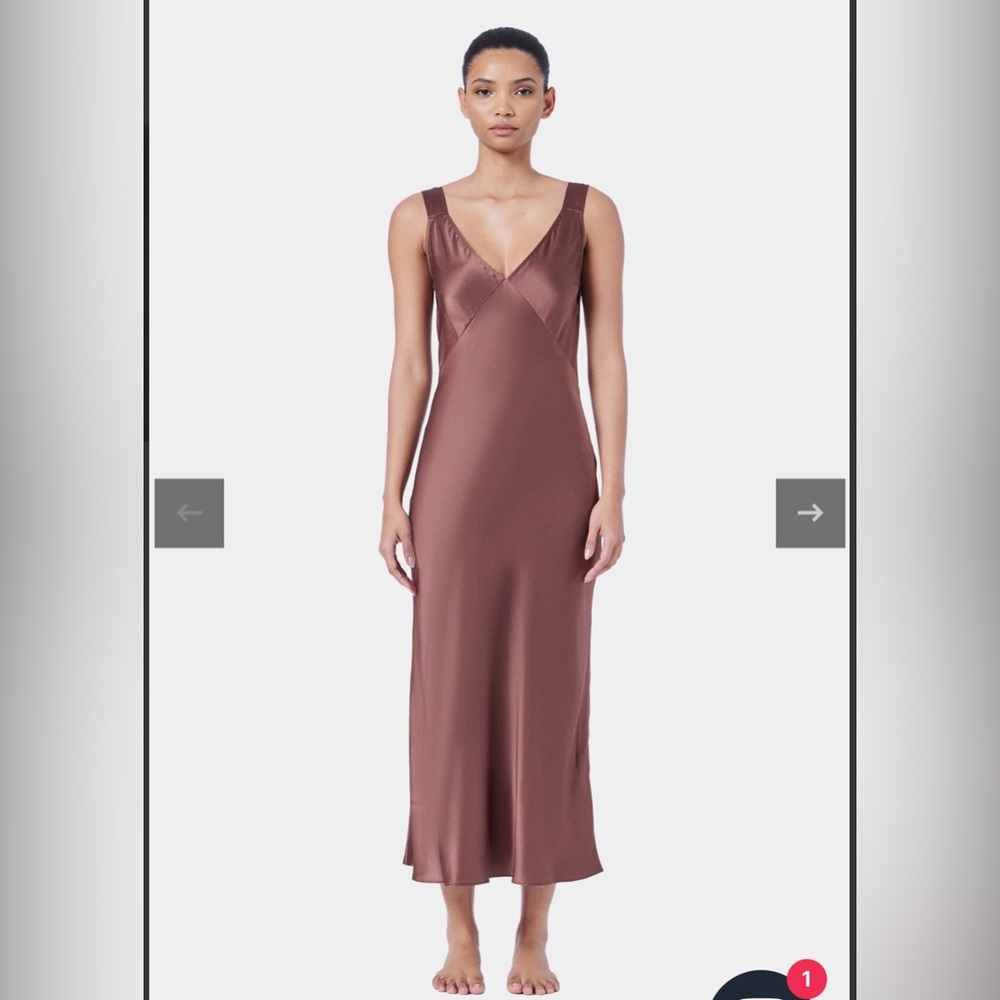 NTW Ginia Day to Night Slip in Milk Chocolate